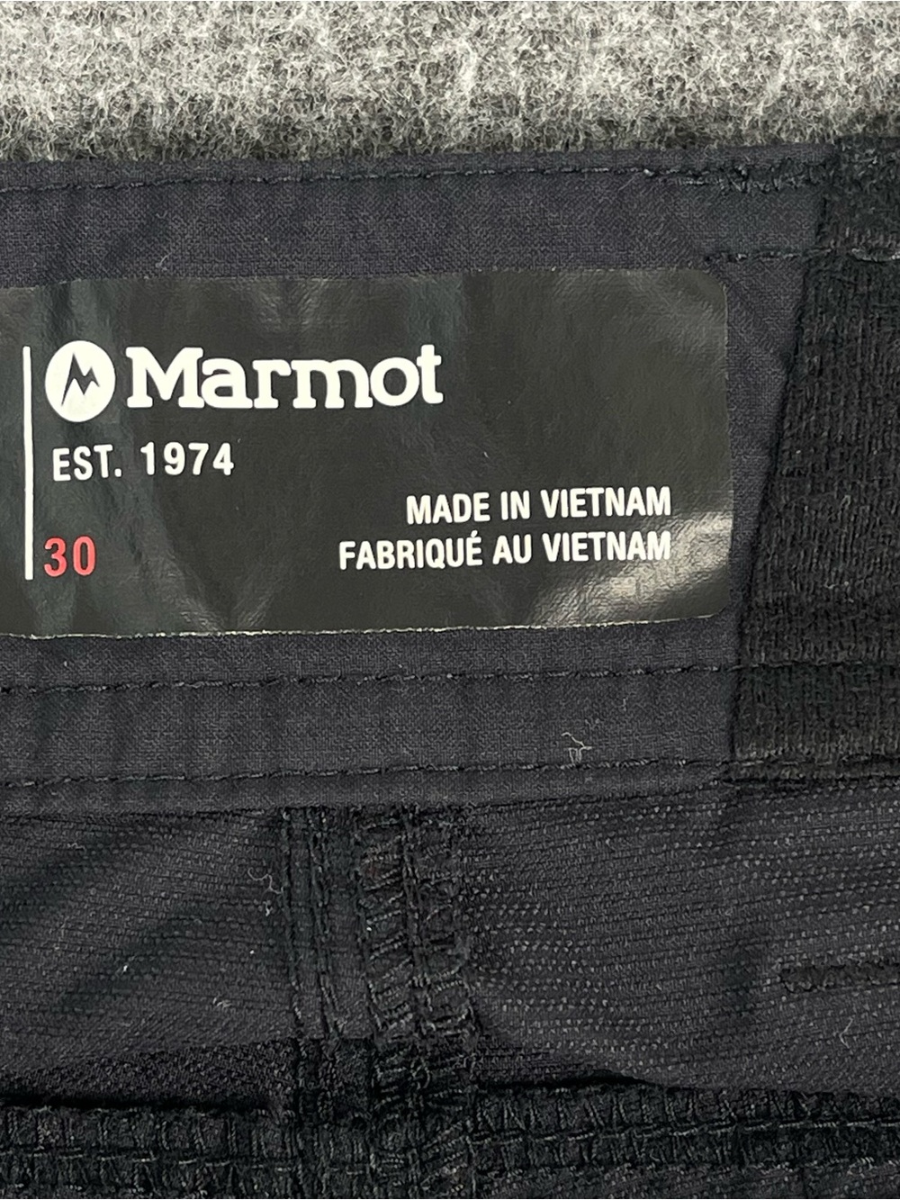 Marmot Shorts Men's Sz 30 Dk Gray Arch Rock Nylon Outdoor Hiking Climbing 44090 - Picture 7 of 15